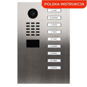 DoorBird D2209V 9-przyciskowy wideodomofon IP z kamerą 5MPx i czytnikiem RFID/MIFARE