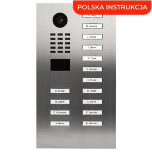 DoorBird D2215V 15-przyciskowy wideodomofon IP z kamerą 5MPx i czytnikiem RFID/MIFARE