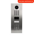 DoorBird D2201KV jednoprzyciskowy wideodomofon IP z kamerą 5MPx i czytnikiem RFID/MIFARE i klawiaturą