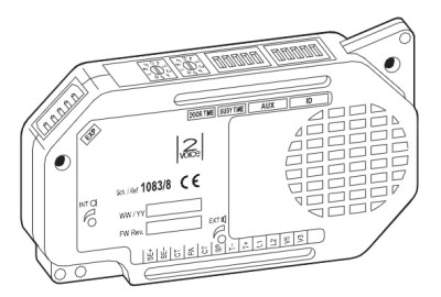 Moduł rozmówny Exigo 1083/8 do systemu Urmet 2Voice