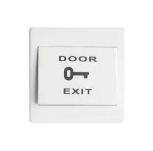 Przycisk wyjścia OP07 natynkowy kwadratowy, ABS, wewnętrzny