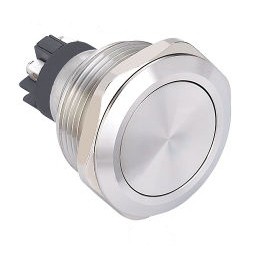 GQ28-L-11/S wandaloodporny przycisk 28 mm, zaciski śrubowe