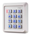 Zamek szyfrowy z czytnikiem RFID kart zbliżeniowych Vidos ZS40, biały