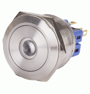 GQ25-22D/S wandaloodporny przycisk 25 mm z podświetleniem punktowym