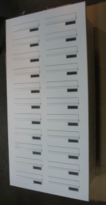 Przelotowa skrzynka pocztowa 22-wrzutowa SPO-22 (standard SPO)