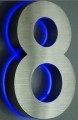 Podświetlana cyfra 3D na dom - "8"