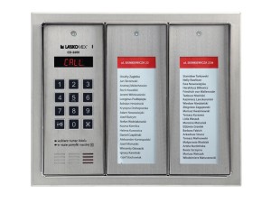 Ramka podtynkowa Laskomex RAX-1-3H do panela CD-2600R i listy lokatorów