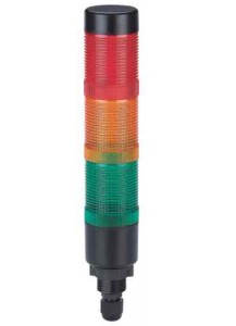 HBJD-40-D3/.../24/LED Kolumna sygnalizacyjna 3-modułowa, światło ciągłe