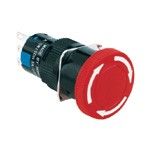 LAS1-AY-22TS przycisk bezpieczeństwa 16mm