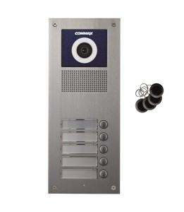 Commax DRC-5UC/RFID, 5-przyciskowy panel z kamerą i czytnikiem RFID