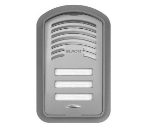 Panel domofonowy Elfon KEN-3 z trzema przyciskami srebrny