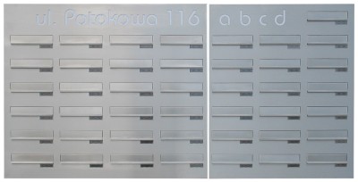 Przelotowa skrzynka pocztowa 43-wrzutowa SPO-43/Verona (standard VERONA)