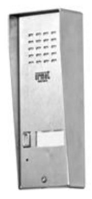 Panel rozmówny MIWUS 5025/1D, 1-przyciskowy z daszkiem