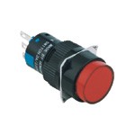 LAS1-AY-11Z przycisk bistabilny 16 mm z główką okrągłą i podświetleniem 