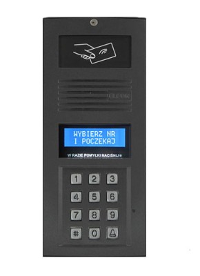 Panel Optima 255R z czytnikiem kluczy RFID - grafit