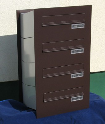 Przelotowa skrzynka pocztowa 4-wrzutowa SPO-4/Verona