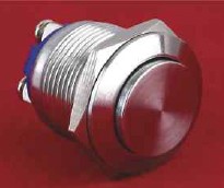 GQ19H-10/S wandaloodporny przycisk 19 mm z główką wystającą, stal nierdzewna