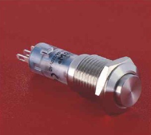 LAS4GQH-11/S wandaloodporny przycisk 12 mm z główką wystającą