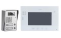 Dwurodzinny zestaw wideodomofonowy VIDOS - monitory 7" M670 i panel S36, natynkowy 