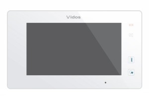 Monitor M1021W Vidos Duo głośnomówiący 7" z pamięcią biały