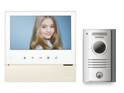 Zestaw wideodomofonowy Commax monitor CDV-70H WHITE i panel DRC-40K