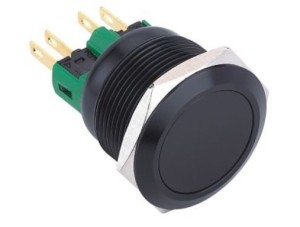 GQ22-11/A wandaloodporny przycisk 22 mm, czarny