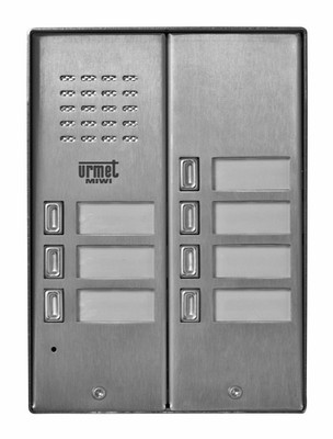 Panel rozmówny MIWUS 5025/7D, 7-przyciskowy z daszkiem