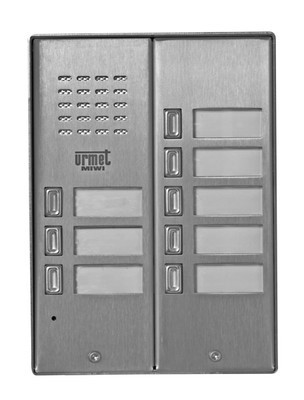 Panel rozmówny MIWUS 5025/8D, 8-przyciskowy z daszkiem