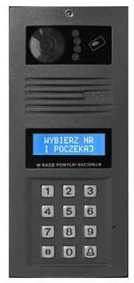Panel Optima wideo MA765RC MASTER z czytnikiem kluczy RFID do systemów wielostrefowych