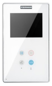 Dodatkowy monitor Fermax VDS SMILE 3,5" (ref. 6545) do zestawów VDS, biały