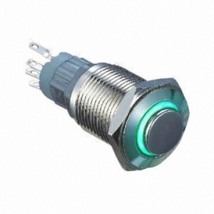 LAS2GQH-22E/../FP wandaloodporny przycisk 16 mm z podświetleniem pierścieniowym i główką wystającą