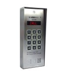 Laskomex CD-2600R wąski panel domofonowy z czytnikiem zbliżeniowym RFID i zintegrowaną elektroniką, stal nierdzewna