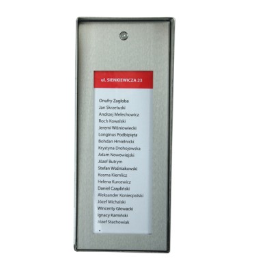 Panel informacyjny (lista lokatorów) Laskomex NP-2600