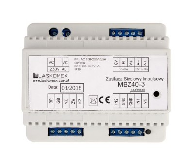 Zasilacz Laskomex MBZ40-3 do systemu CD-4000