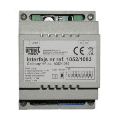 Interfejs Urmet 1052/1083 adapter 2Voice do unifonów MatibusSE