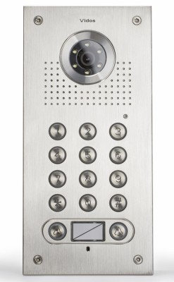 2-przyciskowy panel z kamerą i szyfratorem Vidos S562D (Competition SAC562C-CK)