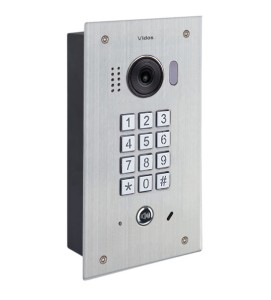 1-przyciskowa stacja bramowa S1411D Vidos Duo z szyfratorem, podtynkowa