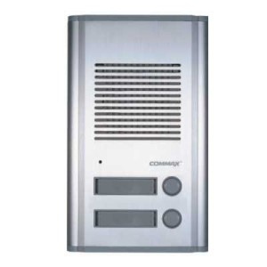 Panel domofonowy 2-przyciskowy COMMAX DR-201AG podtynkowy