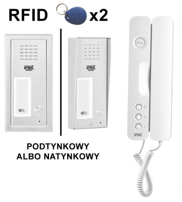 Miwi-Urmet ELITE 6025/401-RF zestaw domofonowy jednorodzinny z czytnikiem RFID