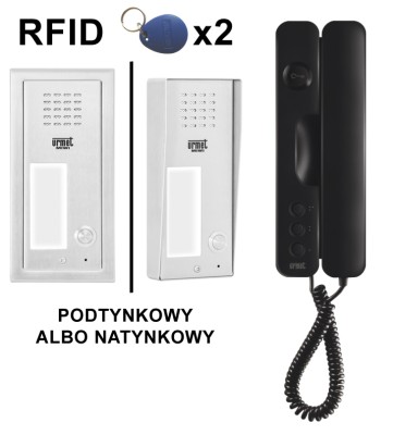 Miwi-Urmet ELITE 6025/441-RF zestaw domofonowy jednorodzinny z czytnikiem RFID