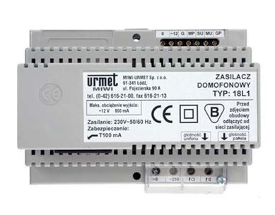 Wzmacniacz domofonowy analogowy Miwi-Urmet 18L1