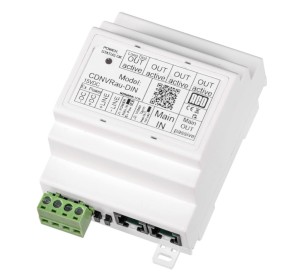 Rozdzielacz uniwersalny przelotowy/końcowy ACO CDNVRau-DIN