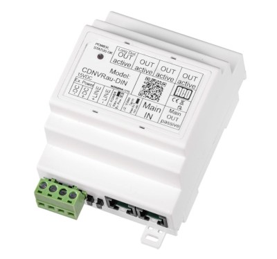 Rozgałęźnik unwersalny przelotowy/końcowy ACO CDNVRau-DIN