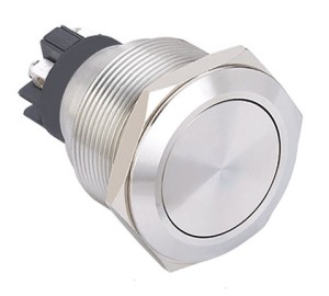 GQ25-L-11/S wandaloodporny przycisk 25 mm, zaciski śrubowe