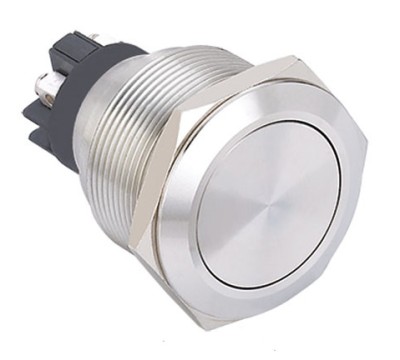 GQ25-L-11/S wandaloodporny przycisk 25 mm, zaciski śrubowe