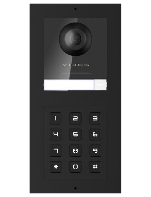 Vidos ONE S2201D stacja bramowa jednorodzinna z szyfratorem podtynkowa