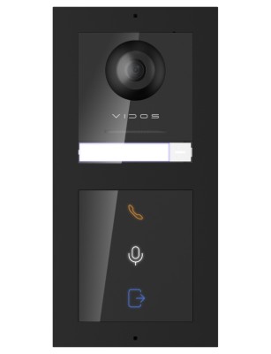 Vidos ONE S2201L stacja bramowa jednorodzinna z sygnalizacją stanu pracy podtynkowa