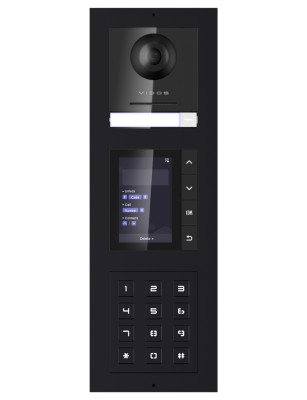 Vidos ONE S2101D-LCD stacja bramowa wielorodzinna z wyświetlaczem i szyfratorem natynkowa