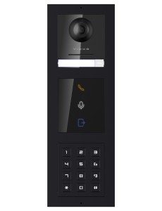 Vidos ONE S2201D-L stacja bramowa jednorodzinna z szyfratorem i sygnalizacją stanu pracy podtynkowa