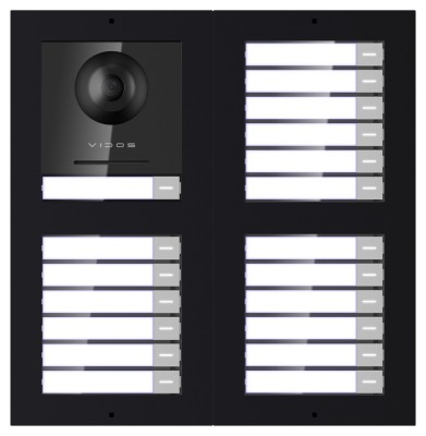 Vidos ONE S2201-N3 stacja bramowa dla 19 rodzin podtynkowa